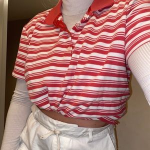 Vintage stripped collard shirt